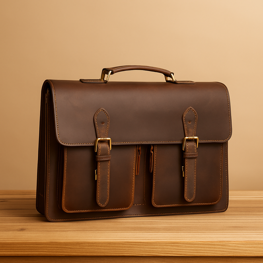 Aktówka Męska Skórzana Elegancka Biznesowa - Matikas